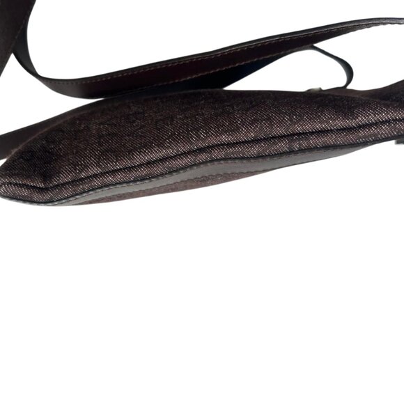 💎✨Beautiful✨💎Authentic BVLGARI Logo Mania Canvas Leather Crossbody Bag - Picture 8 of 16